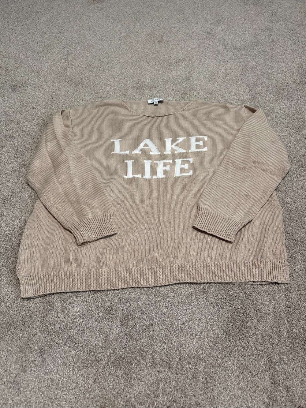 Gilli Beige 'LAKE LIFE' Crewneck Sweater